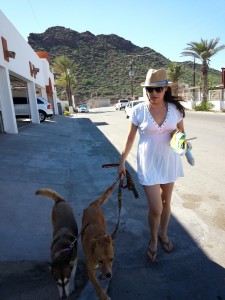 on the way to kino beach yay